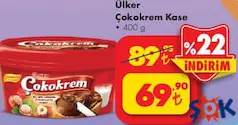 ÜLKER ÇOKOKREM KREM ÇİKOLATA KASE 400 G